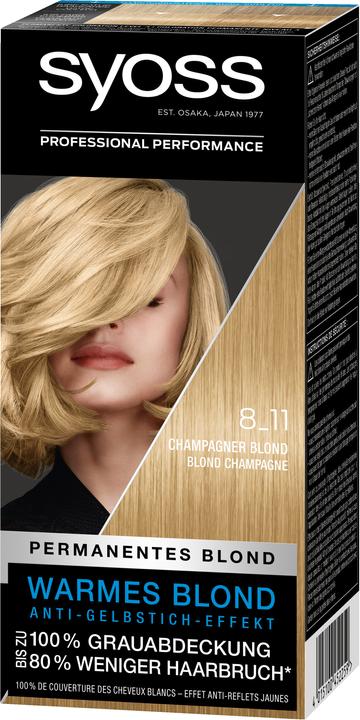 Syoss Hair Coloring 8-11 Champagne Blonde (Champagne Blonde)