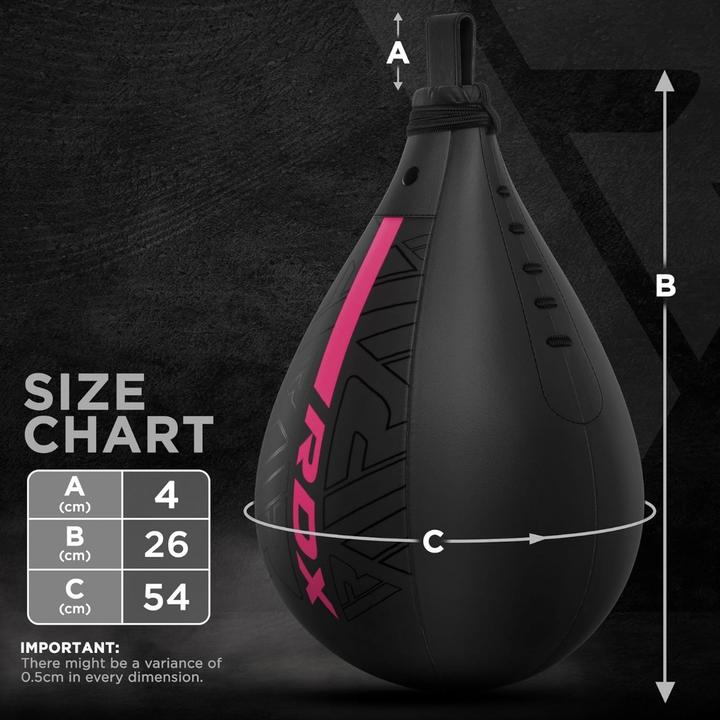 Image du produit Rdx 2Pc Speed Ball F6 Matte Pink + Swivel