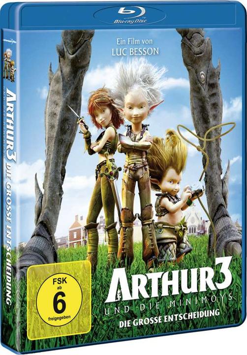 Arthur and the Minimoys 3 The Great Decision (Blu-ray, 2010, English, German)