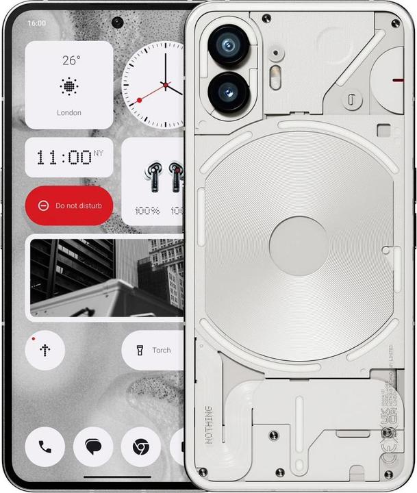 Nothing Telefono (2) (512 GB, Bianco, 6.70", Doppia SIM, 50 Mpx, 5G)