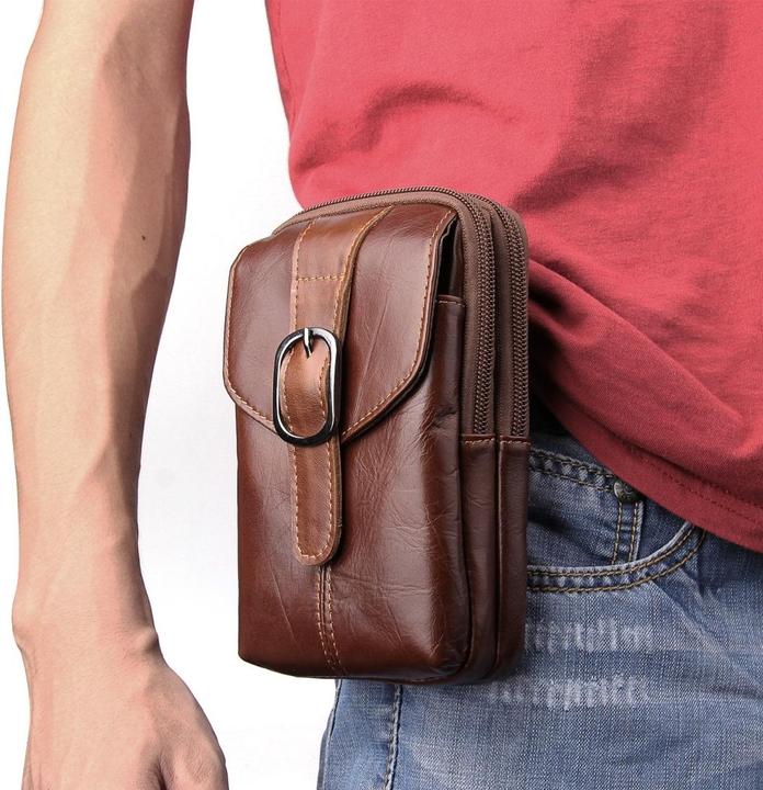 Produktbild Cover-Discount Universal - Doppel Zipper Gurttasche braun