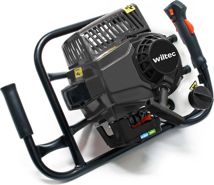 Image du produit Wiltec Tarière thermique Essence 3 CV 2,2kW 63cc Outil pour Perçage de sol et Matériaux Foreuse à moteur