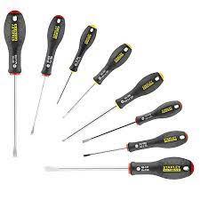 Actual product image Stanley Tools STA060212 PH/SL/PZ/TX Standard Screwdrivers - Yellow/Black (Set of 12)