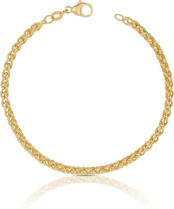Muau Zopf (19 cm, 750/18K Gelbgold)