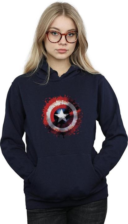Immagine prodotto Avengers Captain America Art Shield Felpa con Cappuccio Donna (S)
