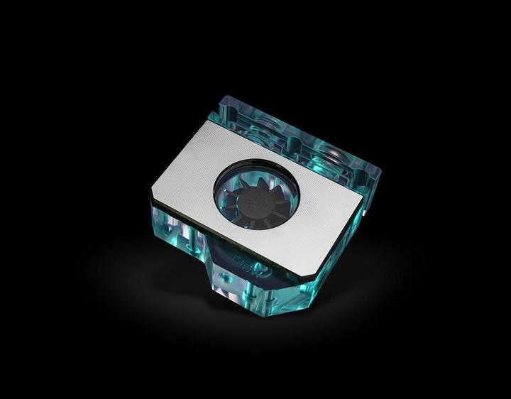 Produktbild EKWB EK-Quantum Scalar Flowmeter Bottom-To-Top D-RGB - Nickel