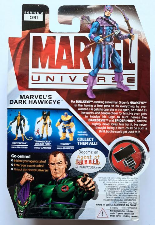 Produktbild Hasbro Marvel Universe - Marvel's Dark Hawkeye Actionfigur Series 2/031 (2010)