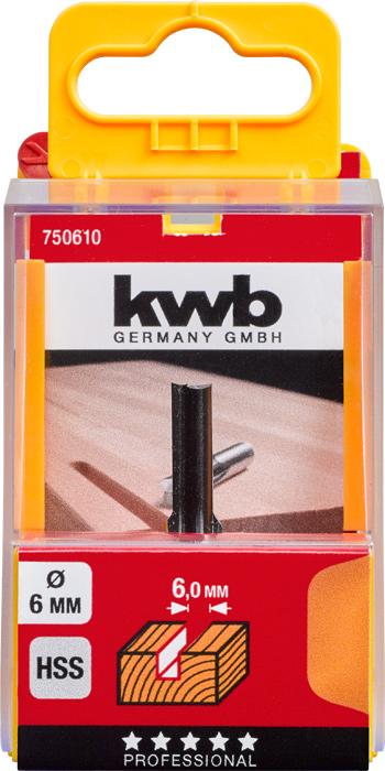 Image du produit kwb Fraise à rainurer Hss 6Mm
