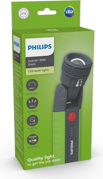 Image du produit Philips X30ZOOMX1 Xperion 3000 Zoom Lampe de travail à LED sur batterie 6 W 1000 l (1000 lm)