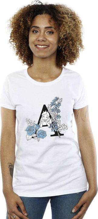 Immagine prodotto Disney Alice In Wonderland Letter A Maglietta Donna (M)