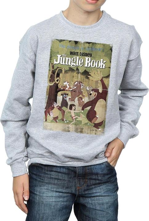 Immagine prodotto Disney The Jungle Book Retro Poster Felpa Ragazzi (116)