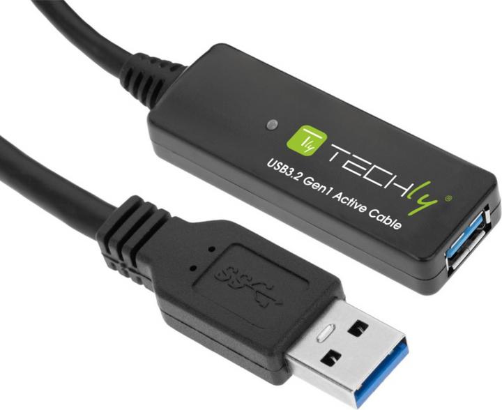 Image du produit Techly Câble répéteur USB 3.0 5m (5 m, USB 3.2 Gen 1)