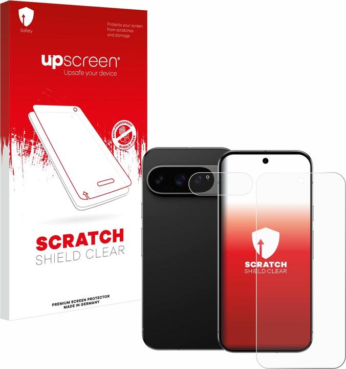 Produktbild upscreen Schutzfolie Displayschutz Displayschutzfolie Folie Klar Transparent (1 Stück, Google Pixel 9 Pro XL)