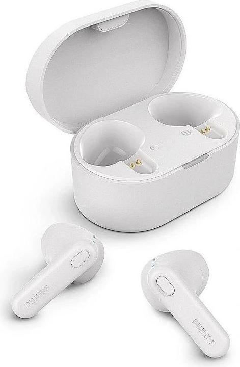 Image du produit Philips TAT1108WT Casque/écouteur Sans fil Appels intra-auriculaires/Musique Bluetooth Blanc (5 h, Sans fil)