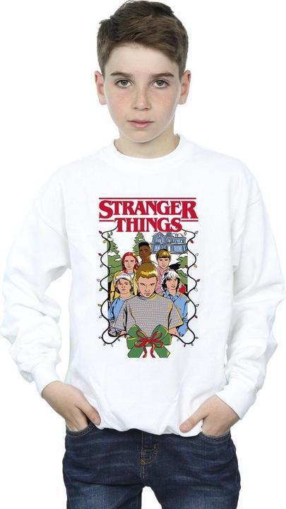 Immagine prodotto Netflix Stranger Things Christmas Poster Felpa Ragazzi (152, 158)