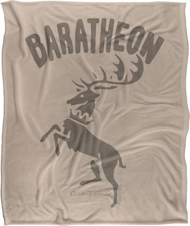 Actual product image Game of Thrones Baratheon Crest Blanket (152 x 127 cm)