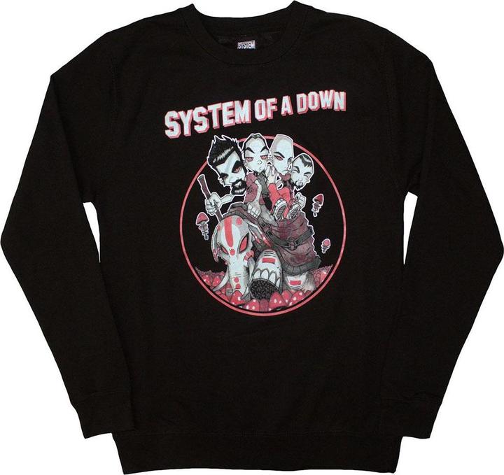 System Of A Down Mushroom People Sweatshirt (XL)