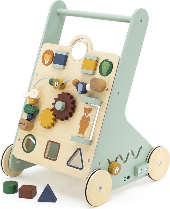 Actual product image Trixie Baby Wooden play and baby walker with animals
