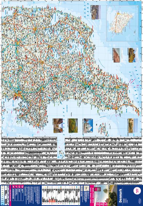 Produktbild Landkarte Dänemark / Denmark (1:300.000)
