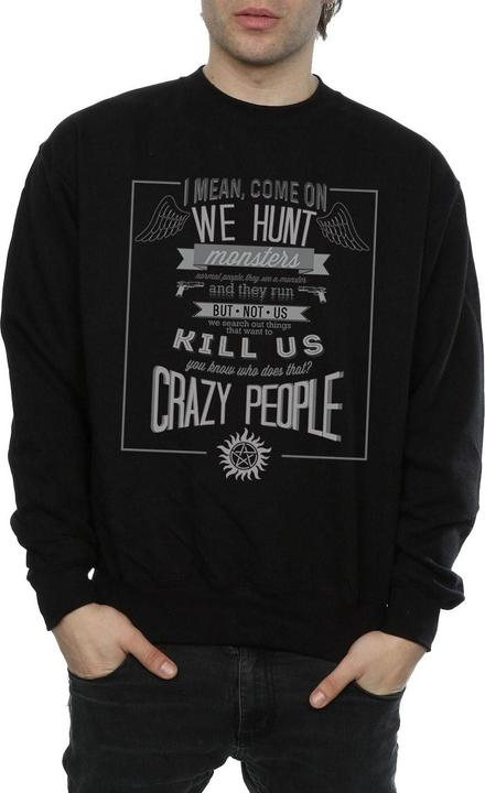 Produktbild Supernatural Crazy People Sweatshirt (L)