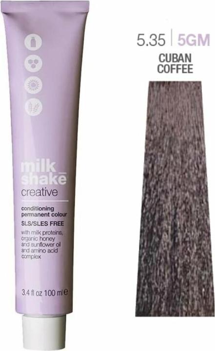 Produktbild Milk_Shake Creative Conditioning Permanent Color 5.35 Golden Mahogany Light Brown 100ml (5.35 Golden Mahogany Light Brown)