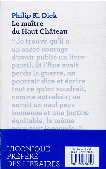 Immagine prodotto Il maestro dell'Haut Château (Francese, Dick Philip K., 2021)