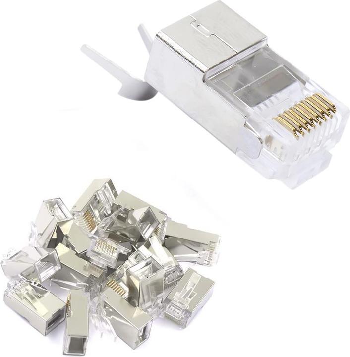 Produktbild PNI RJ45 Stecker für S/FTP Cat7 Kabelset mit 10 Stück