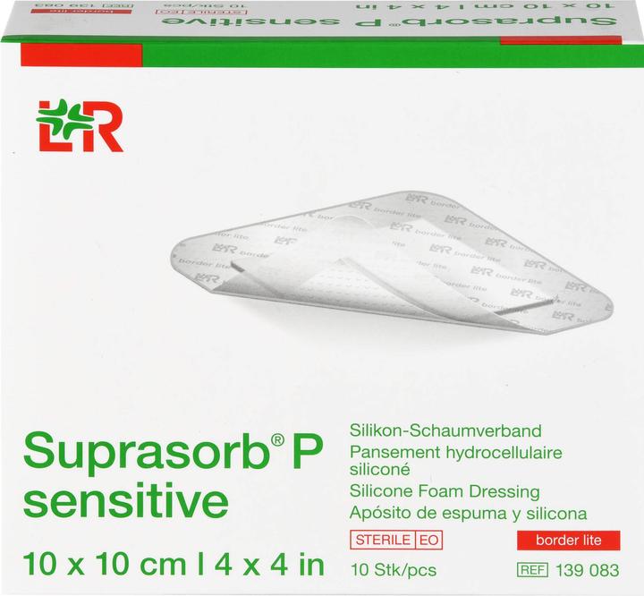 Immagine prodotto Suprasorb P sensitive border lite 10x10cm (10 x)