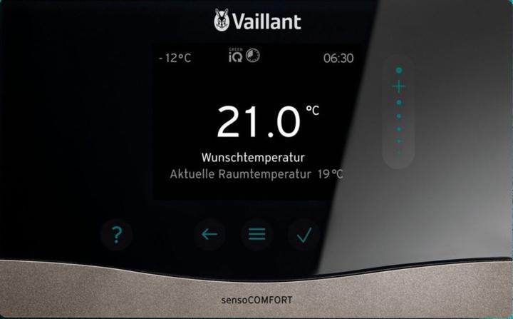 Actual product image Vaillant VA sensoCOMFORT VRC 720/3 heating controller, eBUS interface