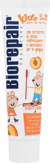 Energie-Label Biorepair Kids pasta do zębów dla dzieci Brzoskwinia 50ml (50 ml)