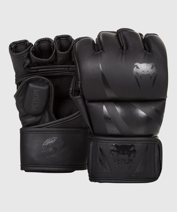 Produktbild Venum Challenger MMA Gloves - Skintex Leather - Black (4 OZ, L, XL)