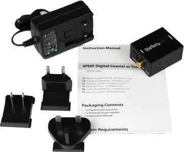 Actual product image StarTech Digi Coax/Toslink To Rca Audio (Audio Switch)
