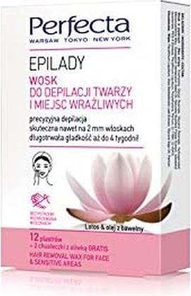 Actual product image Perfecta Epilady wax for depilation of face and sensitive areas 12 patches (12 x)