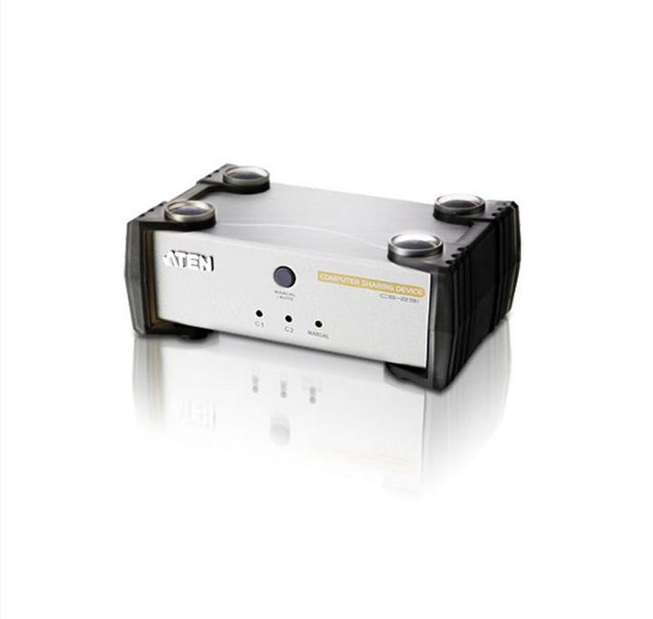 Actual product image Aten PC Sharebox 2Port reverse KVM switch