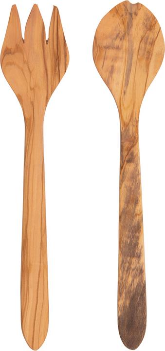 Produktbild Continenta Olivenholz Salatbesteck Nr.2, 30.5 cm (Salatbesteck)