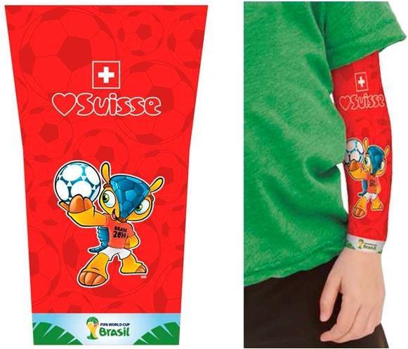 Image du produit Limit Fifa WM: Tattoo Sleeve Suisse pur enfants