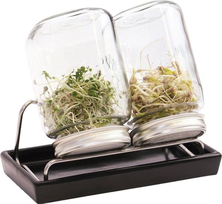 Produktbild Eschenfelder Sprossenglas 1000 ml 2er-Set