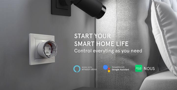 Productafbeelding Nous Slim Wifi-stopcontact A1T (Tasmota)