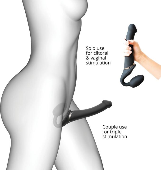 Actual product image Strap-on-me Vibrating Bendable Strap-on