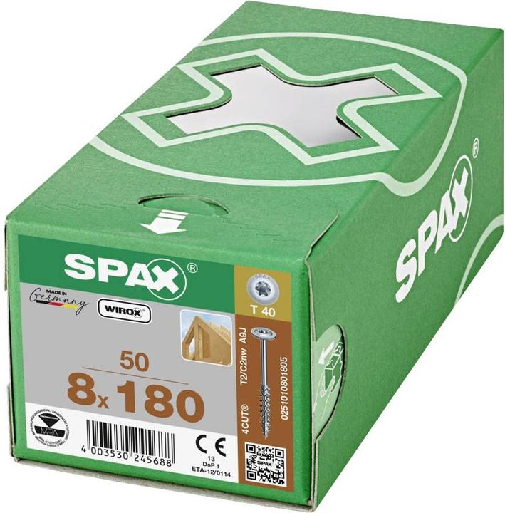 Image du produit Spax Vis pour assemblage bois (50 Vis par pièce)