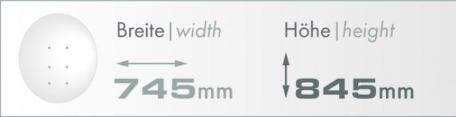 Produktbild Schwaiger SPI800 - Antenne - Parabolantenne - Satellit (Parabolantenne, 38.50 dB, DVB-S / -S2)