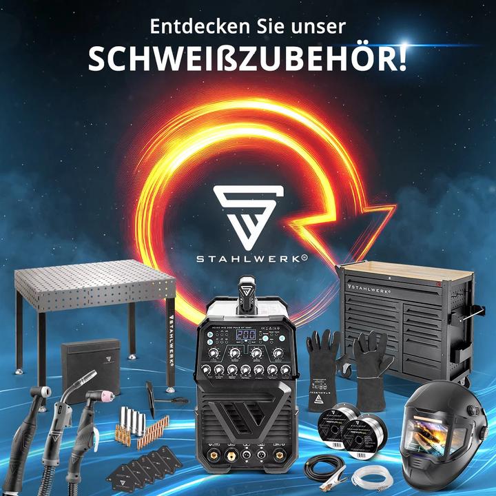 Image du produit Stahlwerk Soudeuse combinée MTM-200 ST 3-en-1 avec dévidoir de fil synergique 200 A