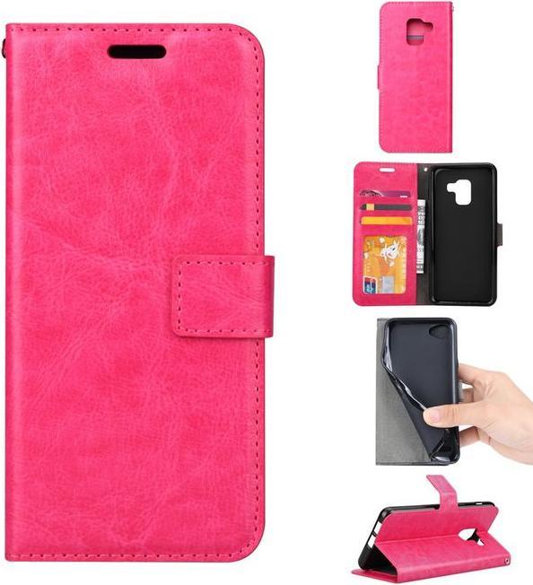 Image du produit MU Classic Crazy Horse Couverture cuir Bookcover Housse (Samsung Galaxy A8 (2018))