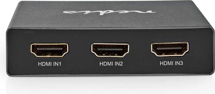 Produktbild Nedis HDMI ™ Schalter | 3-Port port(s) | 3x HDMI™ Eingang | HDMI™ Ausgang | 8K@60Hz | 45 Gbps | fern