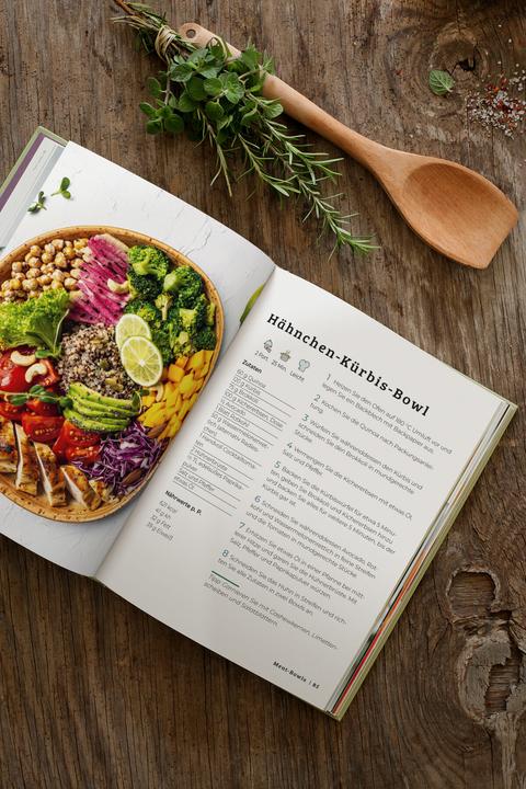 Produktbild Bowls Kochbuch: Die leckersten Bowl Rezepte für eine gesunde & abwechslungsreiche Ernährung im (Deutsch, Charlotte Davis, Mareike Bauer, 2023)
