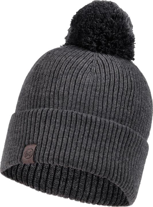 Buff Knitted Hat Tim Grey