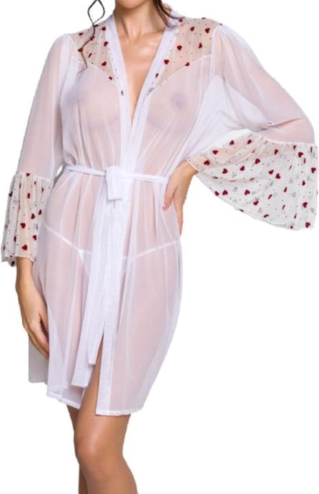 Immagine prodotto Passion Cappotto trasparente con cuori (L)