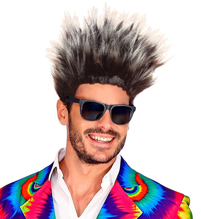 Actual product image Widmann Max grey wig