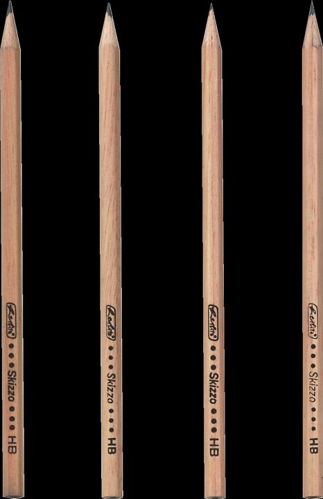 Immagine prodotto Herlitz Matita Skizzo naturale, esagonale, durezza HB (HB, 4 x)
