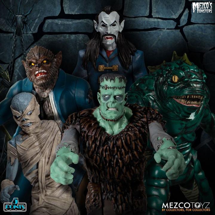 Produktbild Mezco Toys Mezco's Monsters figurines 5 Points Tower of Fear Deluxe Box Set 9 cm